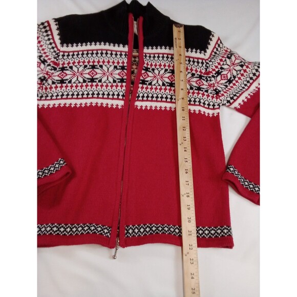 Women's Dress Barn Sweater With Light Shoulder Pads Size Medium - Picture 8 of 11